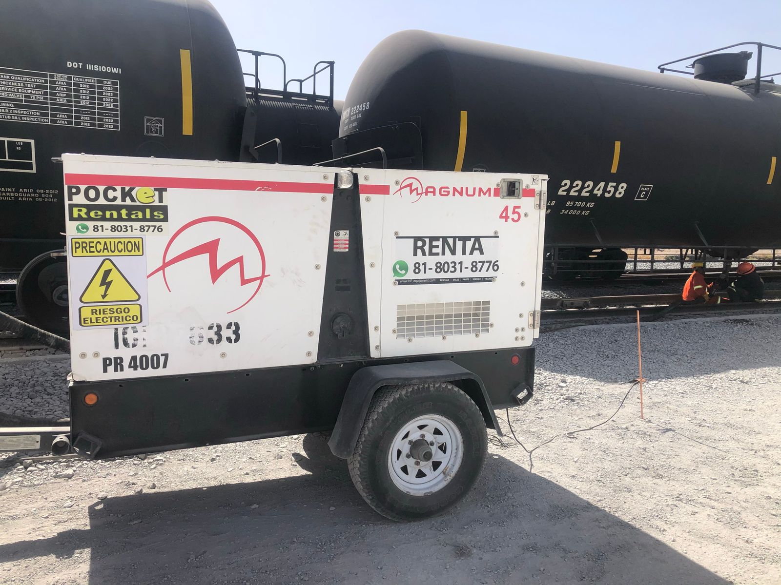 Alquiler de generador 45 kVA