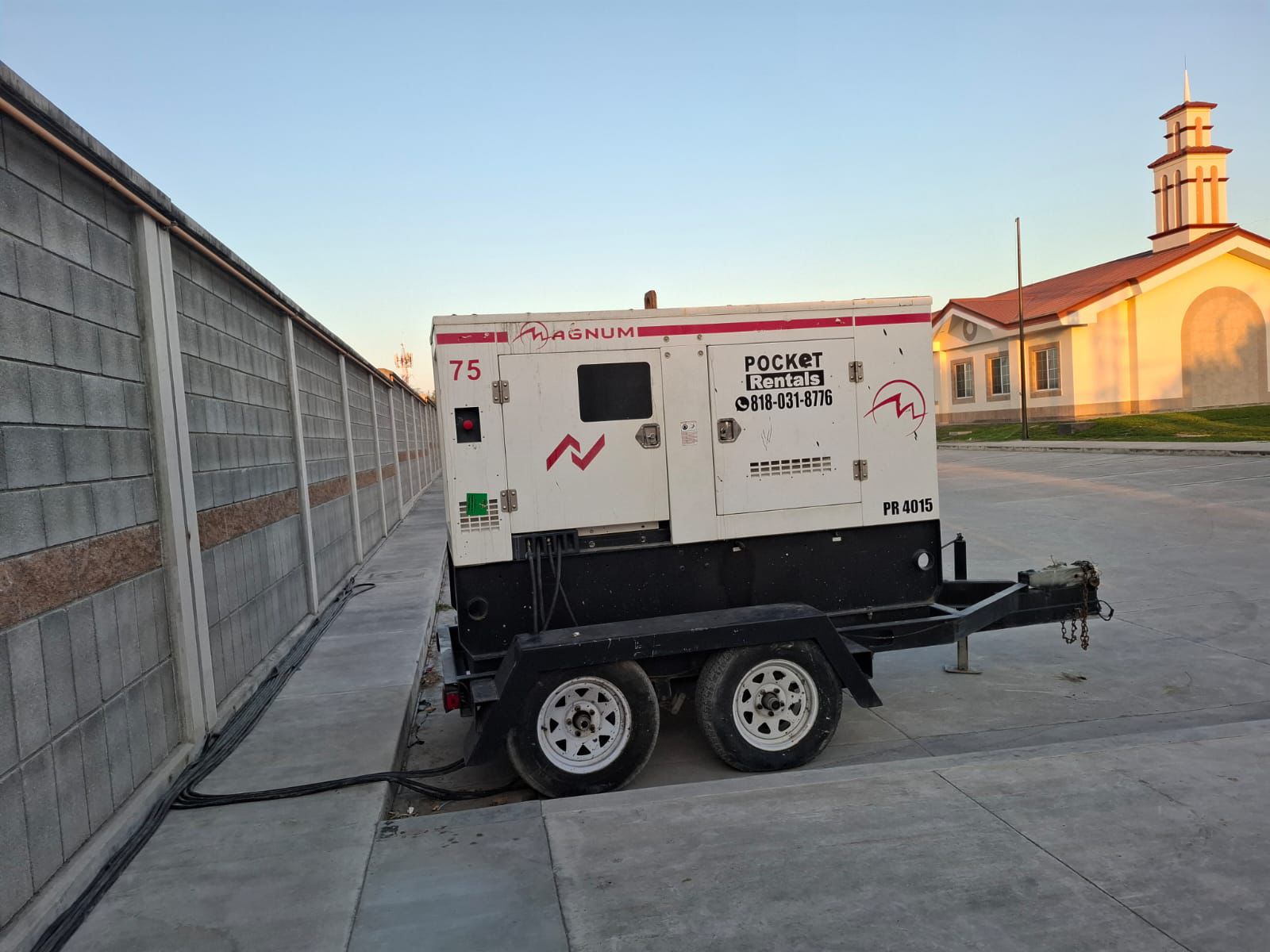 Alquiler de generador 75 kVA